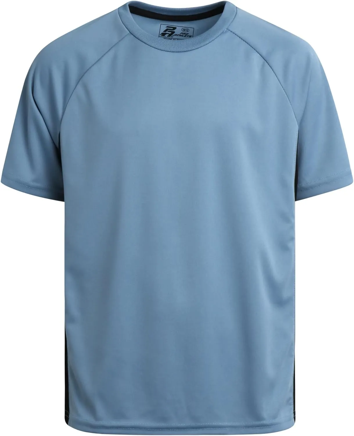 Pro Athlete Boys' Athletic T-Shirt - 4 Pack Lightweight Quick Dry Performance Short Sleeve Active Tees for Boys (Sizes: 5-16)