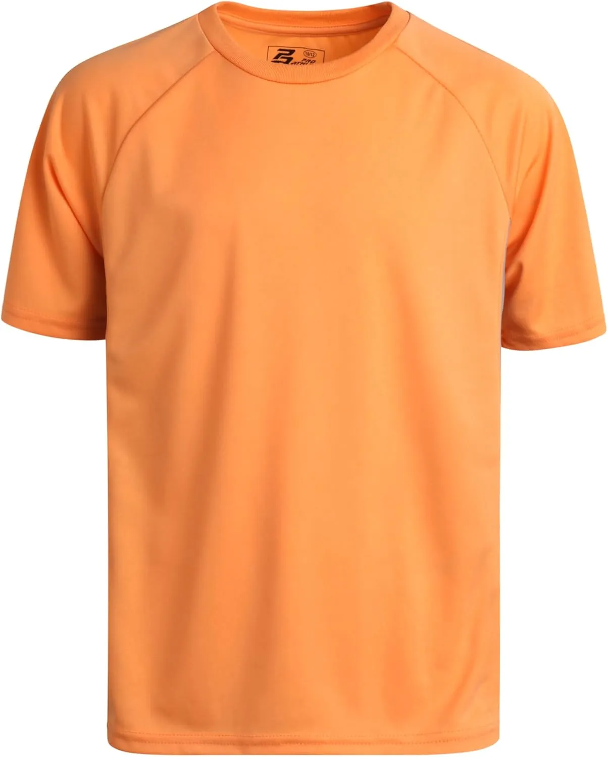 Pro Athlete Boys' Athletic T-Shirt - 4 Pack Lightweight Quick Dry Performance Short Sleeve Active Tees for Boys (Sizes: 5-16)