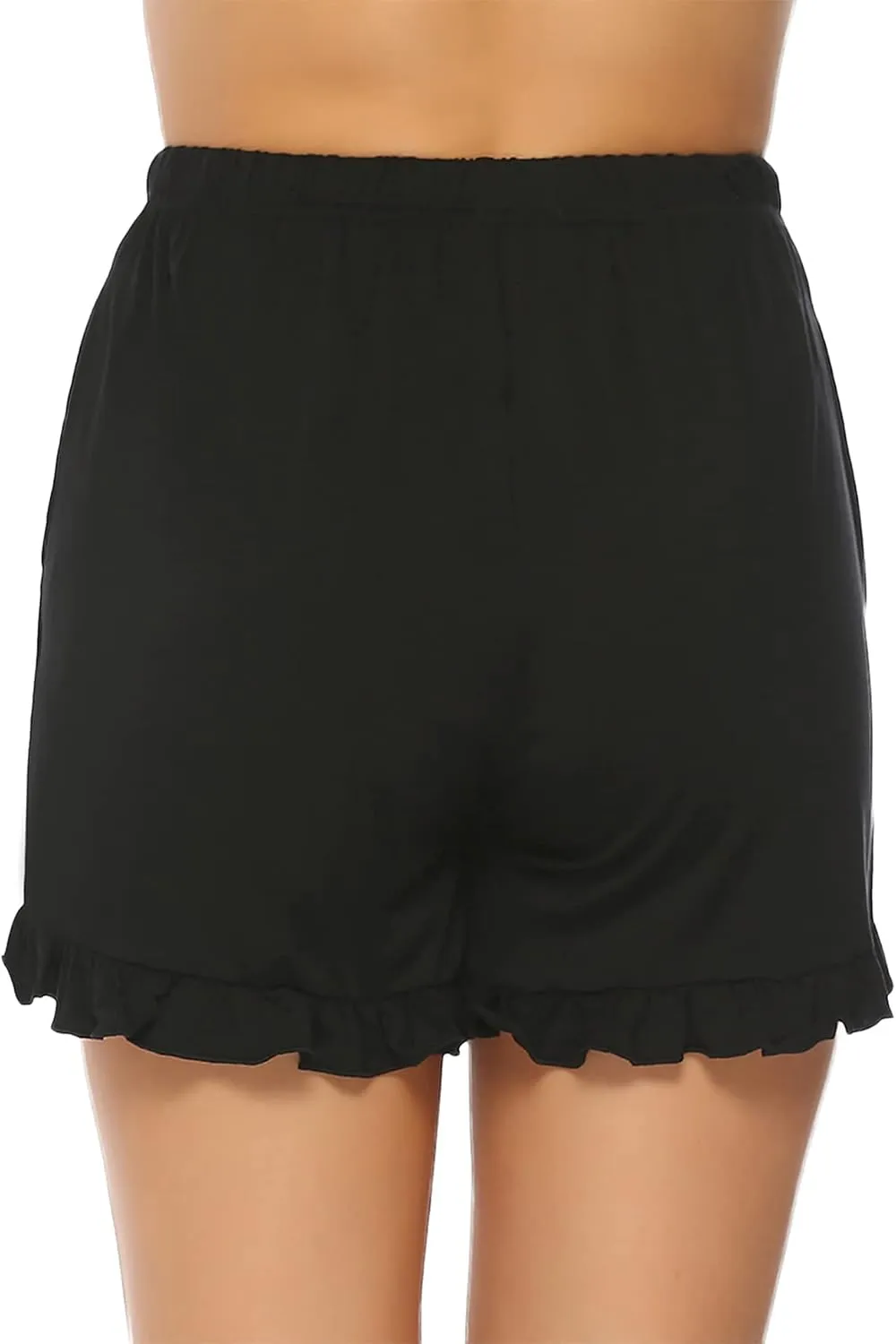 Prosoft&Hawiton Womens Cotton Pajama Shorts Comfy Sleeping Shorts Sleepwear Lounge Pj Bottoms with Drawstring & Pockets