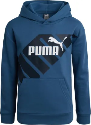 PUMA Boys' Athletic Hoodie - Performance Fleece Pullover Graphic Sweatshirt for Boys (Sizes: 8-20)