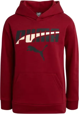 PUMA Boys' Athletic Hoodie - Performance Fleece Pullover Graphic Sweatshirt for Boys (Sizes: 8-20)