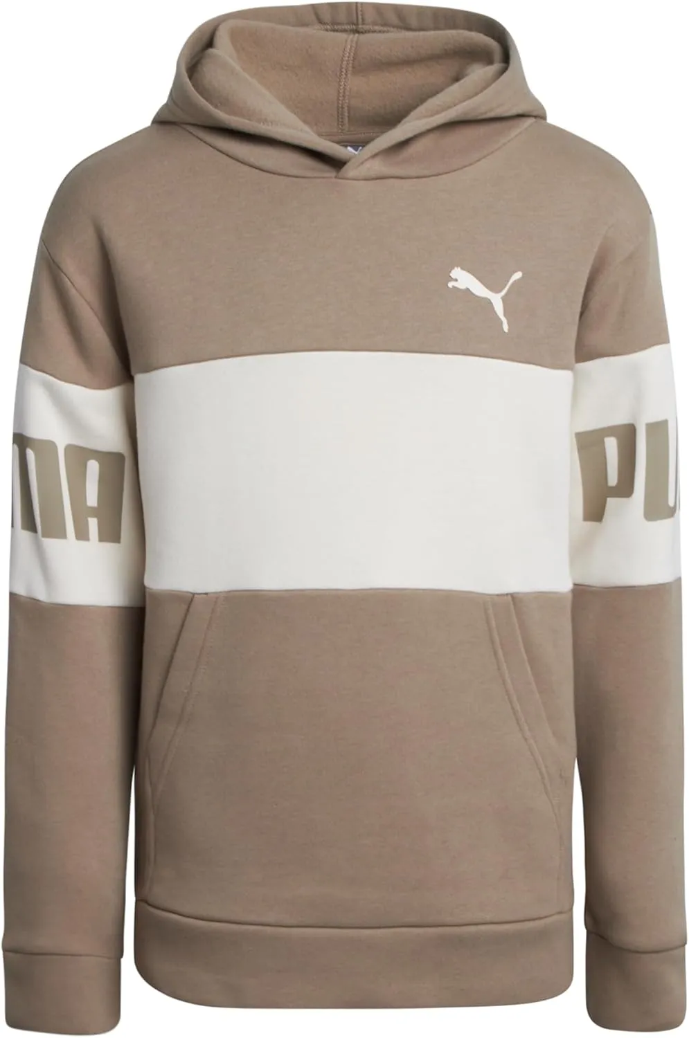 PUMA Boys' Athletic Hoodie - Performance Fleece Pullover Graphic Sweatshirt for Boys (Sizes: 8-20)