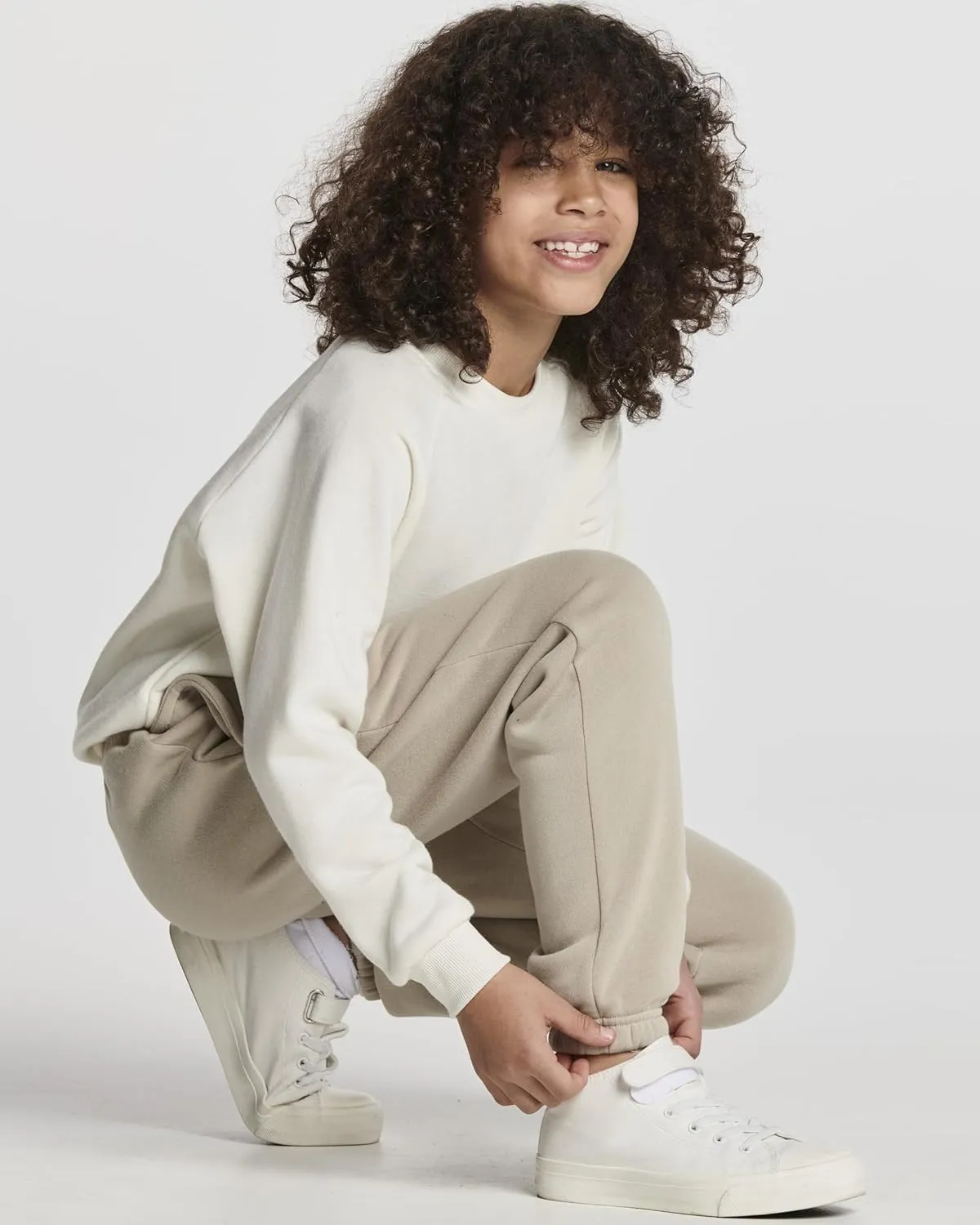 Real Essentials 3 Pack: Boys Tech Fleece Jogger Active Sweatpants with Pockets - Youth Soft Athletic Joggers (Size 6-24)