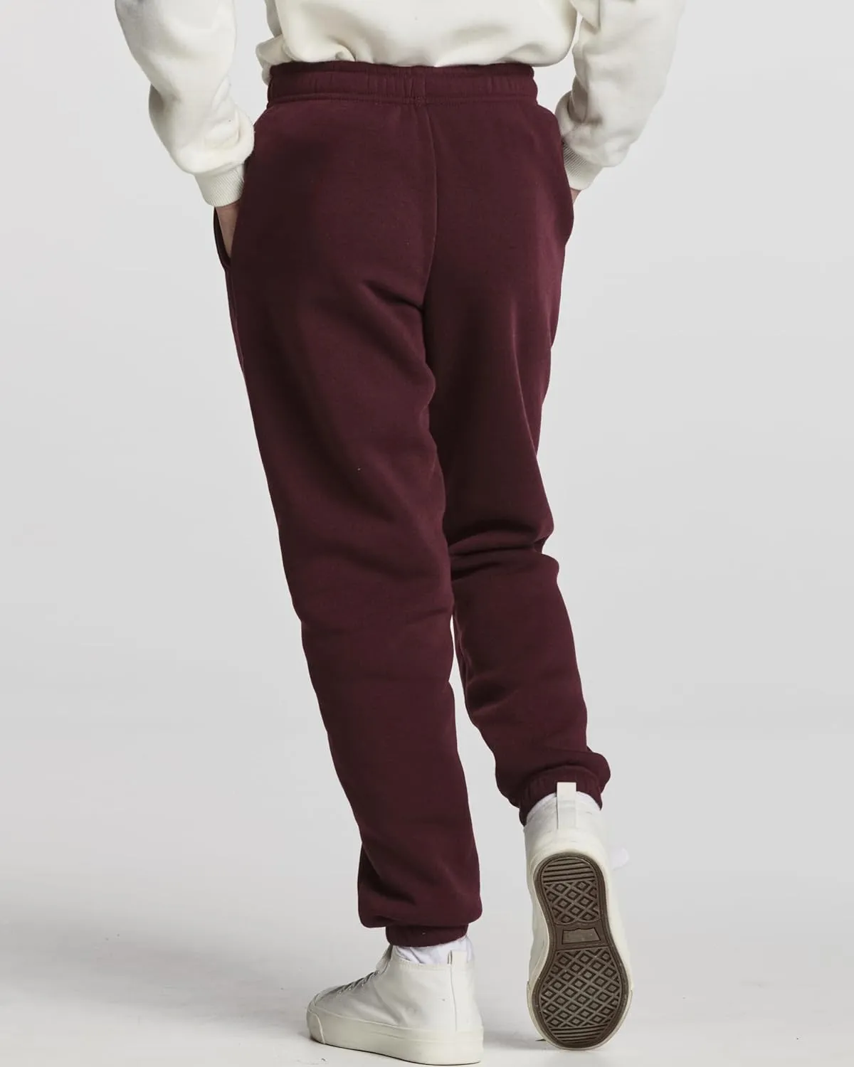 Real Essentials 3 Pack: Boys Tech Fleece Jogger Active Sweatpants with Pockets - Youth Soft Athletic Joggers (Size 6-24)