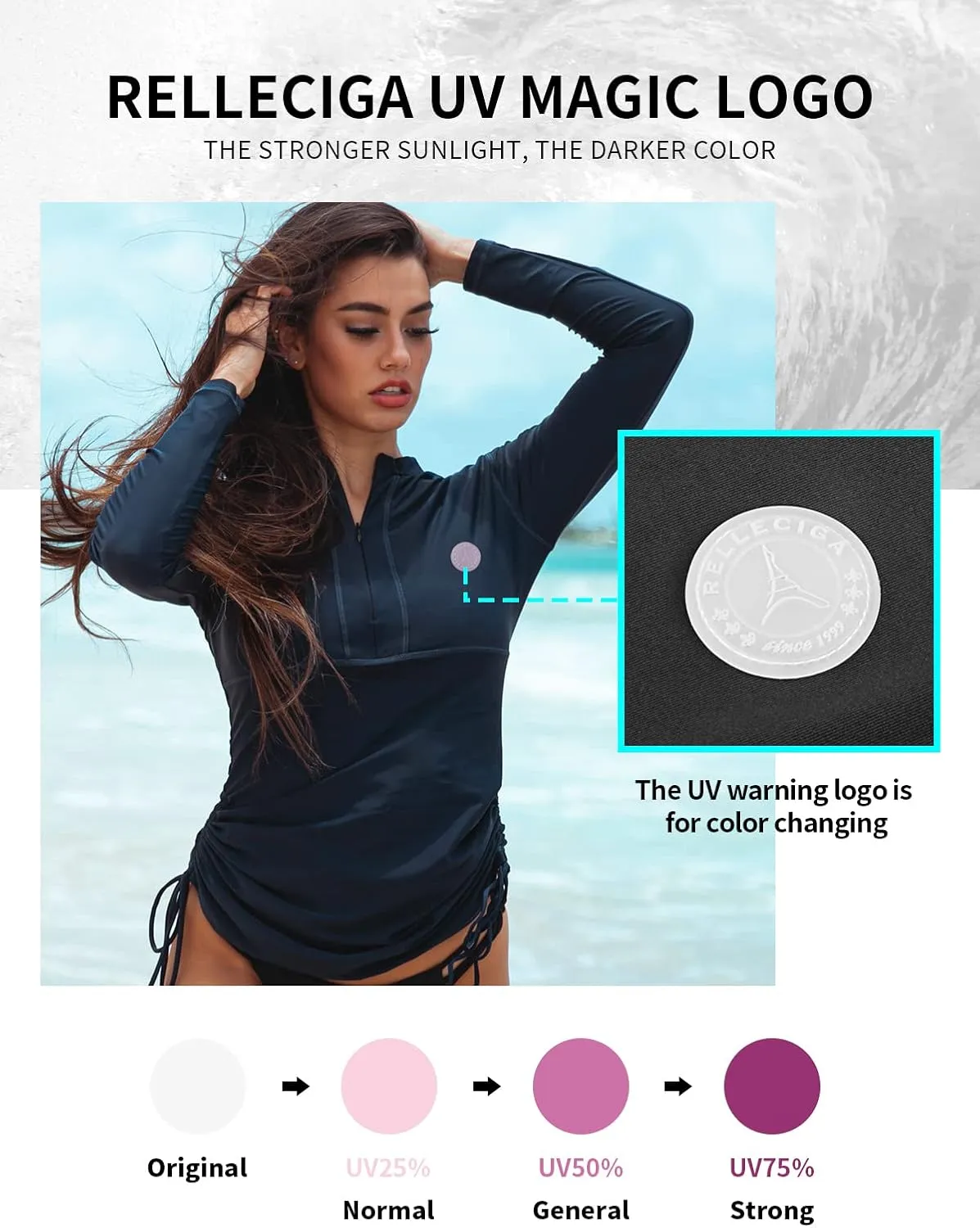 RELLECIGA Women's Long Sleeve Rashguard