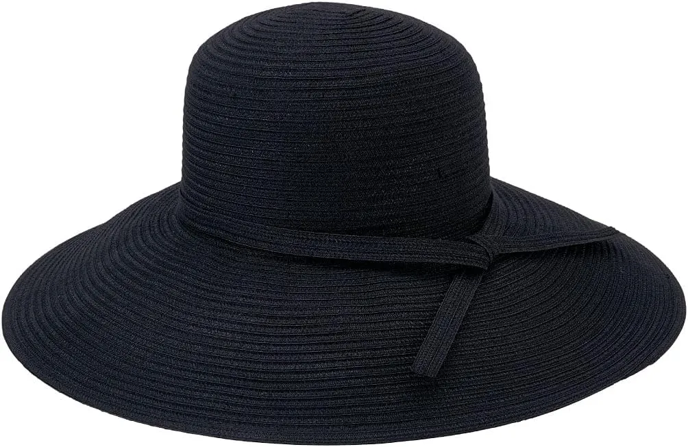 San Diego Hat Company Women’s Braided Sun Hat With Self-Tie Band, 5-Inch Brim