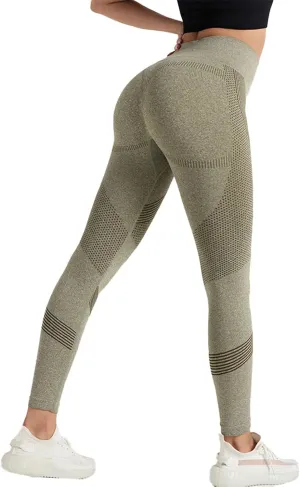 Scrunch Butt Lift Leggings for Women Workout Yoga Pants Smile Contour Ruched Booty High Waist Scrunch Elastic Tights