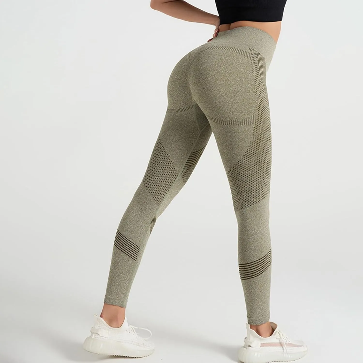 Scrunch Butt Lift Leggings for Women Workout Yoga Pants Smile Contour Ruched Booty High Waist Scrunch Elastic Tights