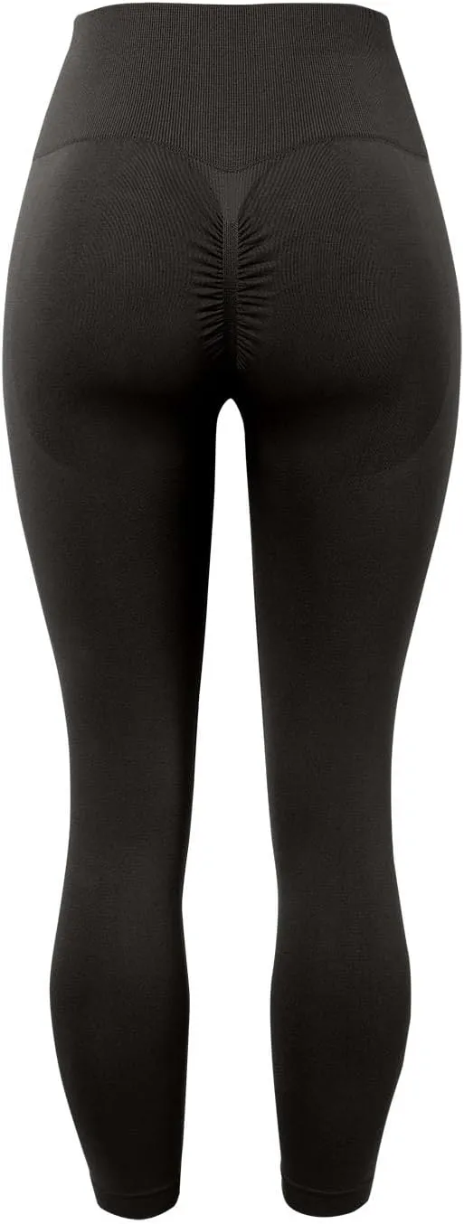 Scrunch Butt Lift Leggings for Women Yoga Pants Ruched Booty High Waist Tummy Control Seamless Booty Tight for Workout Yoga
