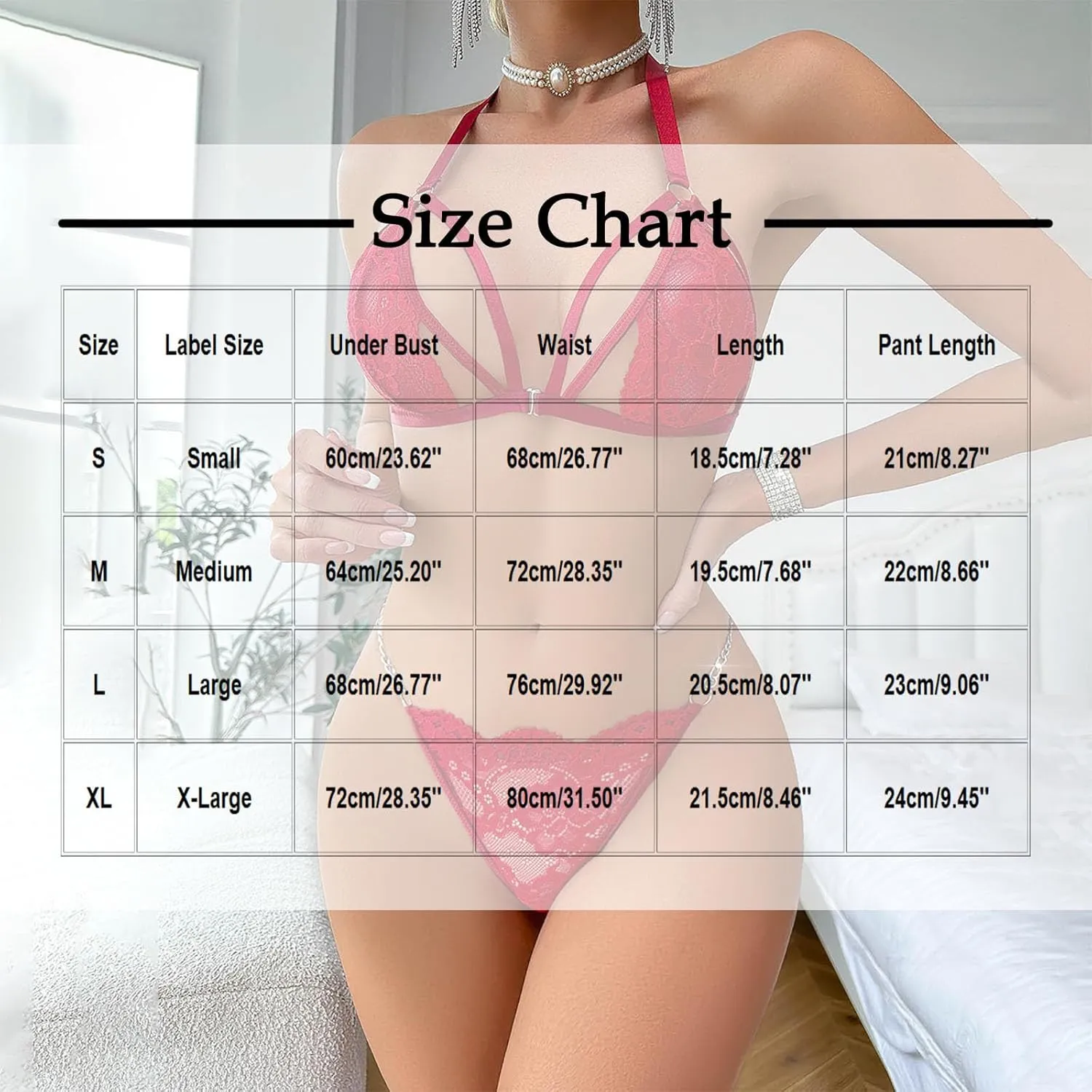 Sexy Lingerie for Women Eyelash Lace Mesh Matching Bra and Panty Sets Push Up Lace Bralette 2 Pieces Lingeries Set