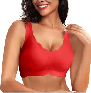 Smoothing Bra Anti Sagging Wireless Push Up Bras for Women No Underwire Full Coverage Bra Comfy Bras for Women