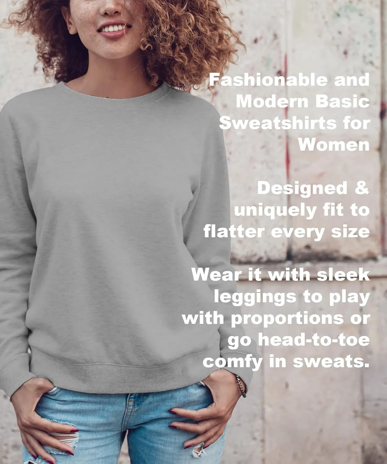 Southpole Women's Basic Fleece Crewneck
