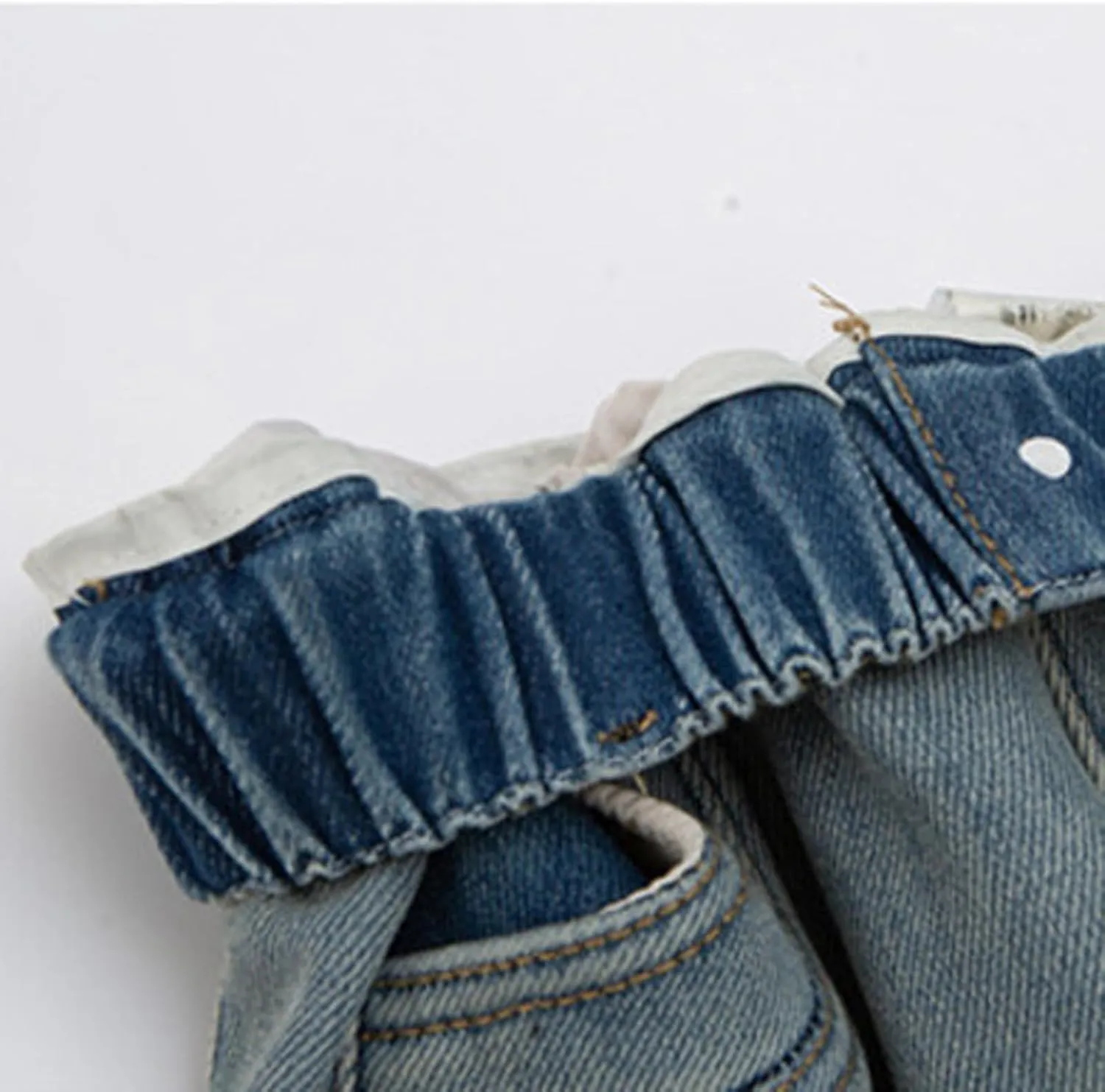 Spring Fashion Jeans for Girls Y2K Trendy Preppy Stretch High Waisted Denim Pants 2025 Casual Baggy Wide Leg Trousers