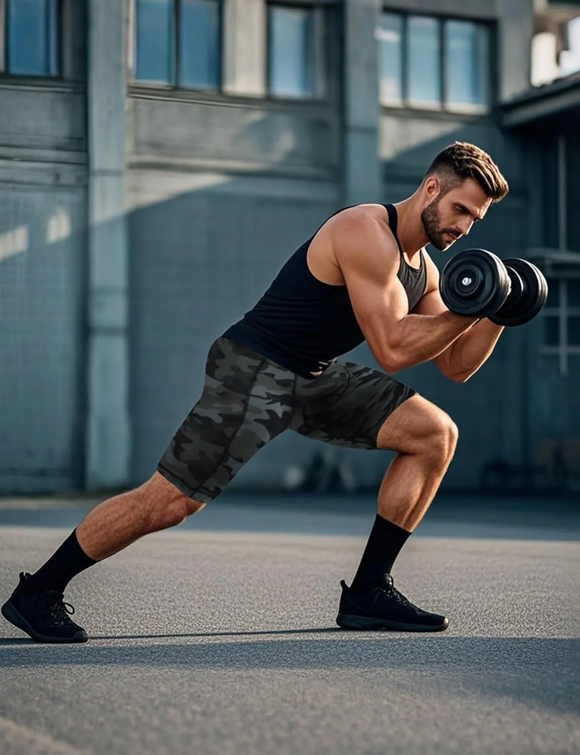 SPVISE Compression Shorts Men Spandex Running Workout Athletic Shorts Cooling Performance Underwear Shorts with Zipper Pocket