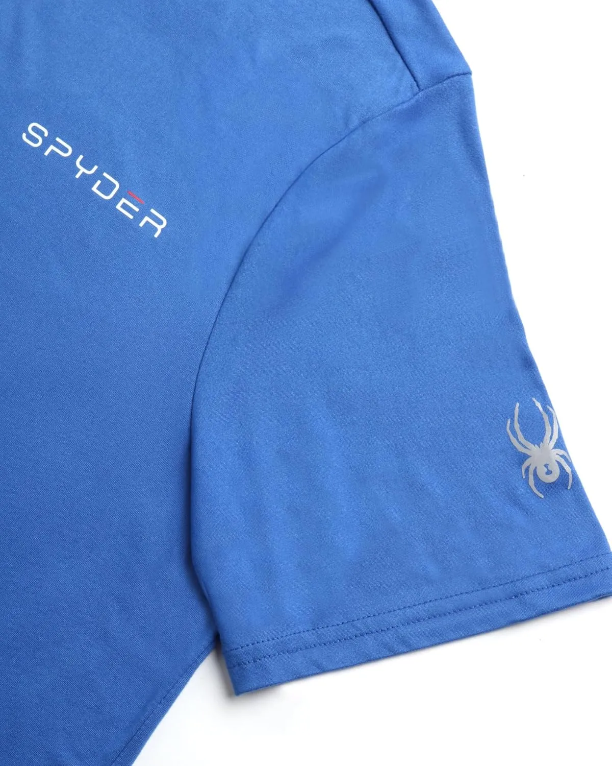 Spyder Men's Active Shirt - Fitted Short Sleeve Crewneck Performance Training Shirt - Dry Fit Workout Shirt for Men (S-XL)