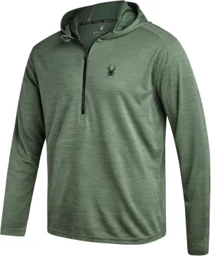 Spyder Mens Sweatshirt - Lightweight Athletic Half Zip Pullover Mens Hoodies - UPF 30  Dry Fit Long Sleeve Sun Shirts for Men