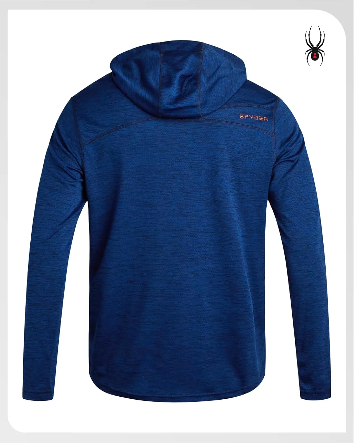 Spyder Mens Sweatshirt - Lightweight Athletic Half Zip Pullover Mens Hoodies - UPF 30  Dry Fit Long Sleeve Sun Shirts for Men