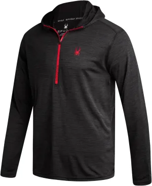 Spyder Mens Sweatshirt - Lightweight Athletic Half Zip Pullover Mens Hoodies - UPF 30  Dry Fit Long Sleeve Sun Shirts for Men