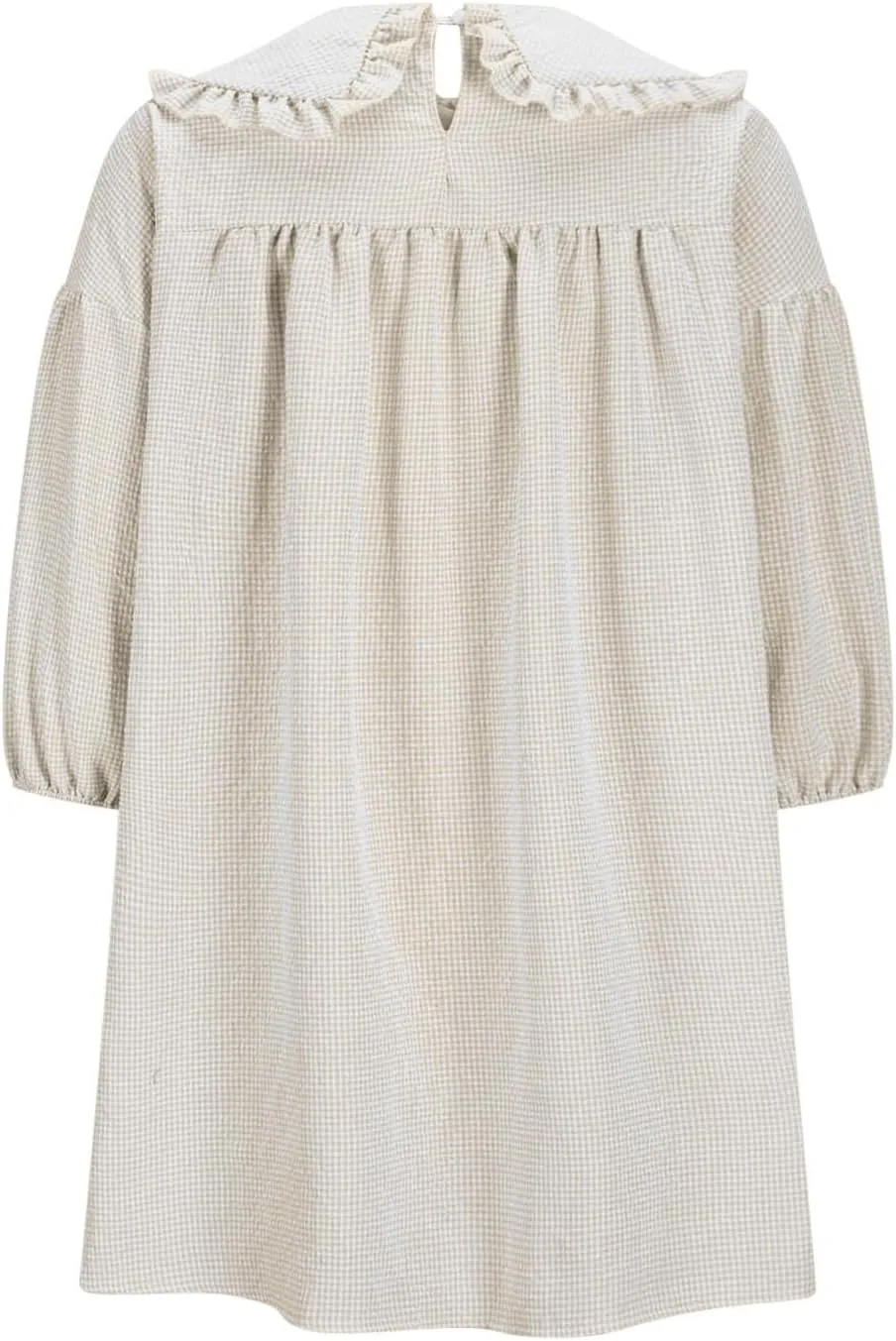 Summer Peter Pan Collar Dresses for Women 3/4 Sleeve Mini Dress Loose Fit Casual Beach Sundress Sleepwear Loungewear