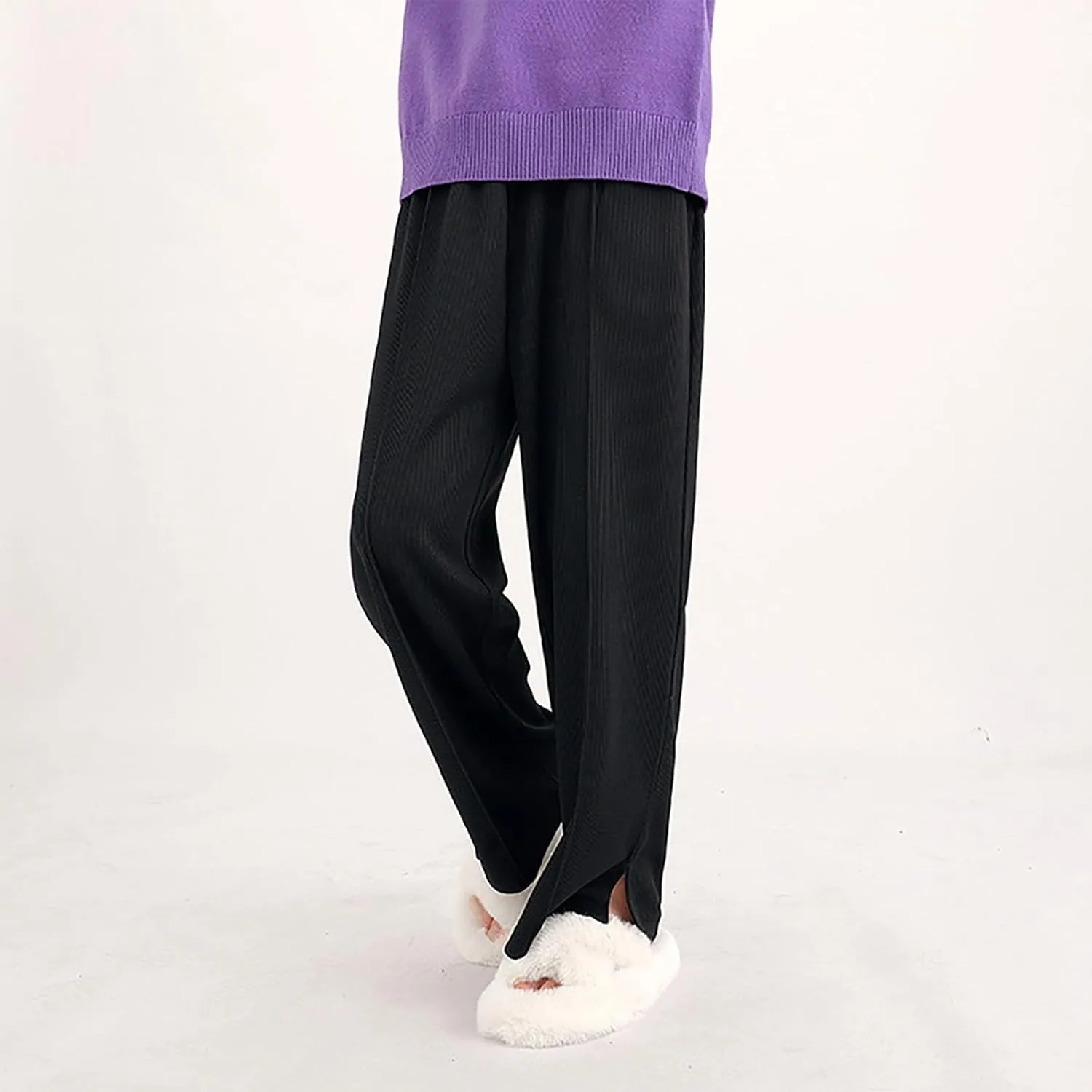 Teen Girls Cotton Linen Pants Kids Beach Travel Resort Trousers Summer High Waist Casual Wide Leg Pant
