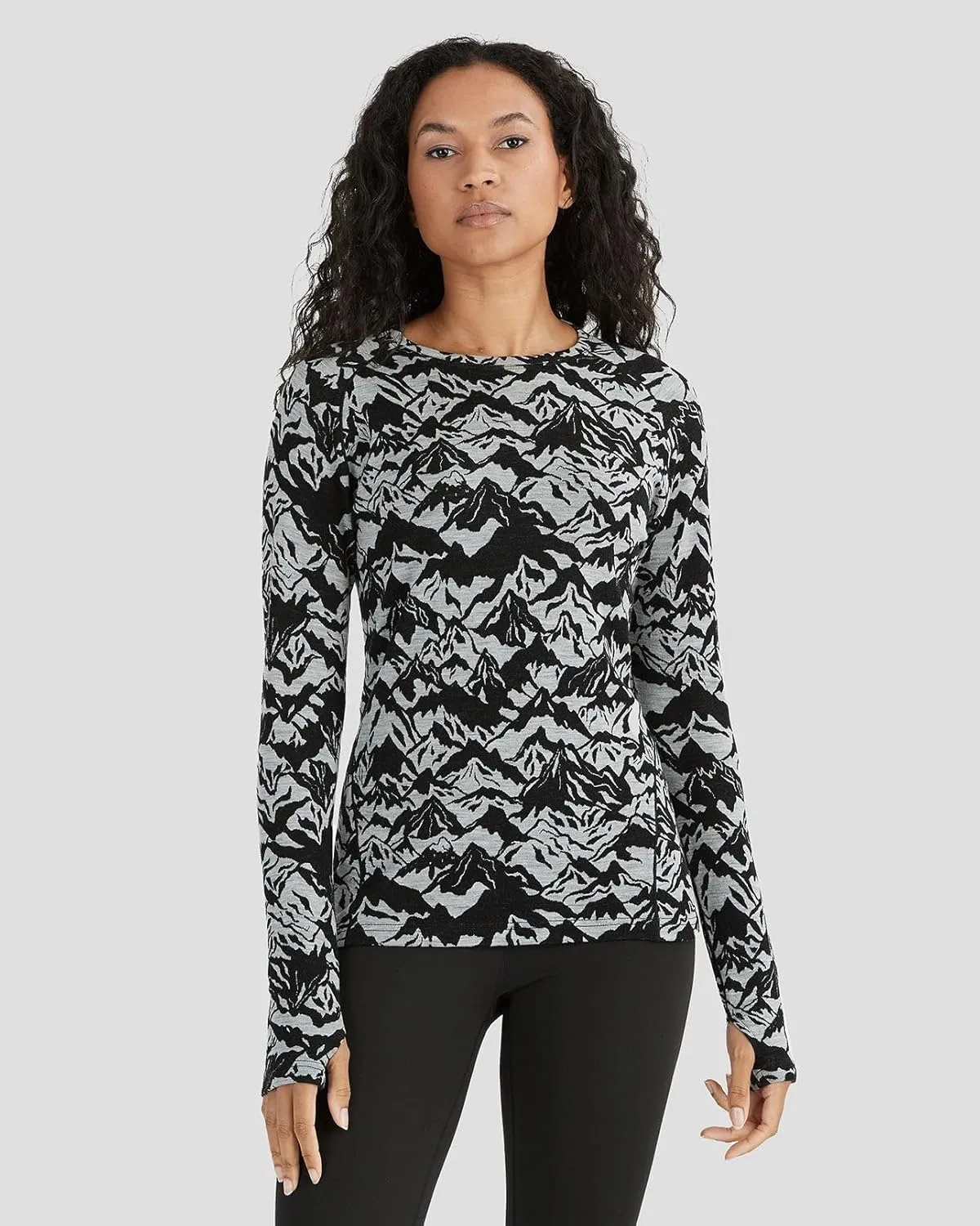 Terramar Women's Long Sleeve Scoop