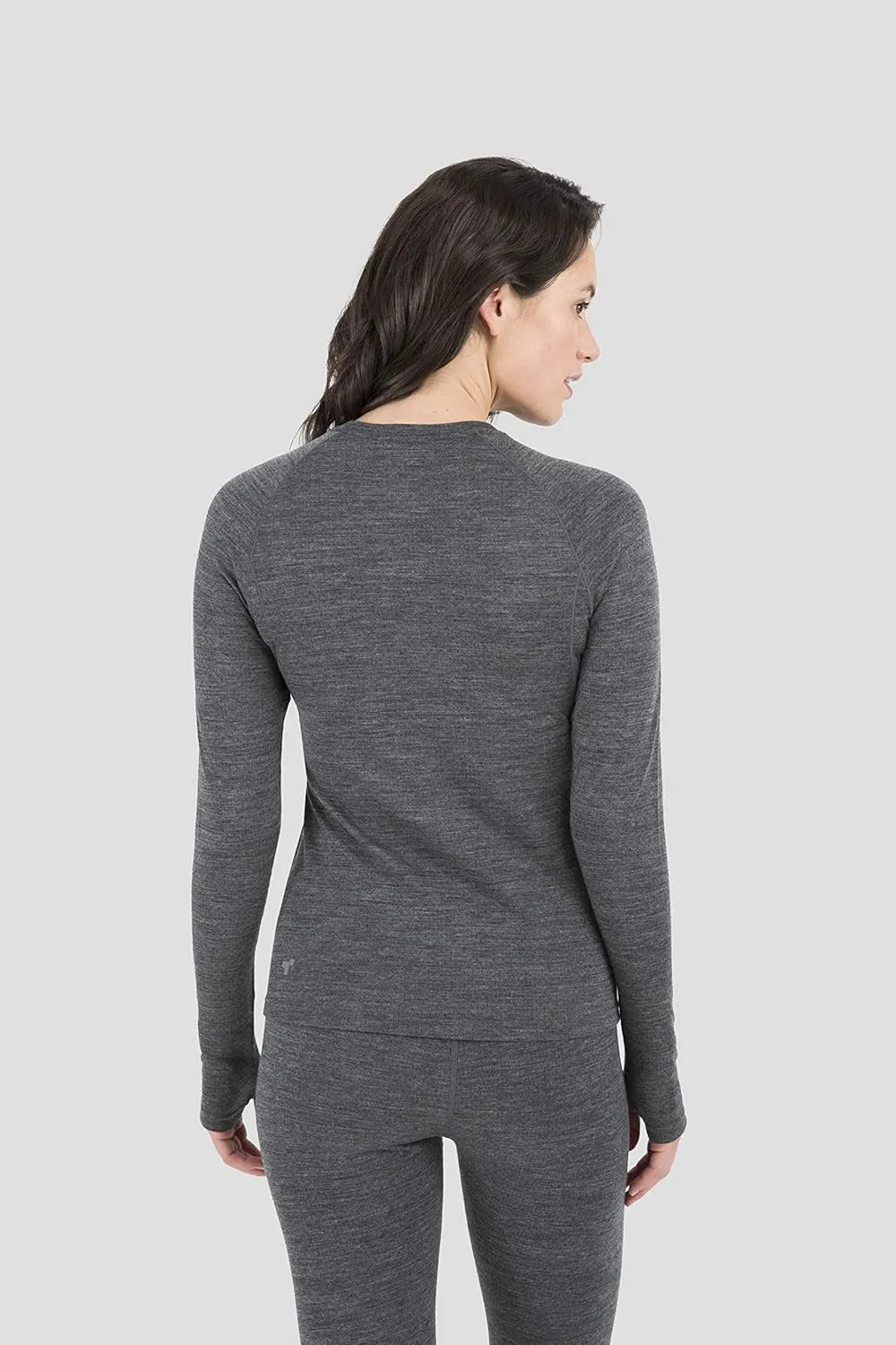 Terramar Women's Long Sleeve Scoop