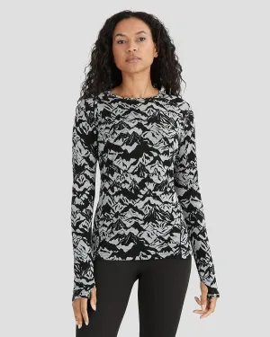 Terramar Women's Long Sleeve Scoop