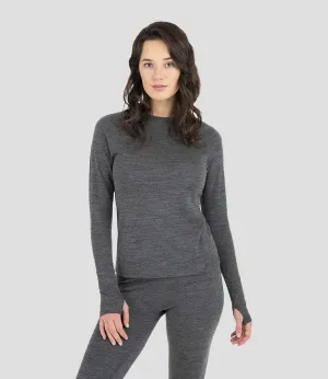 Terramar Women's Long Sleeve Scoop