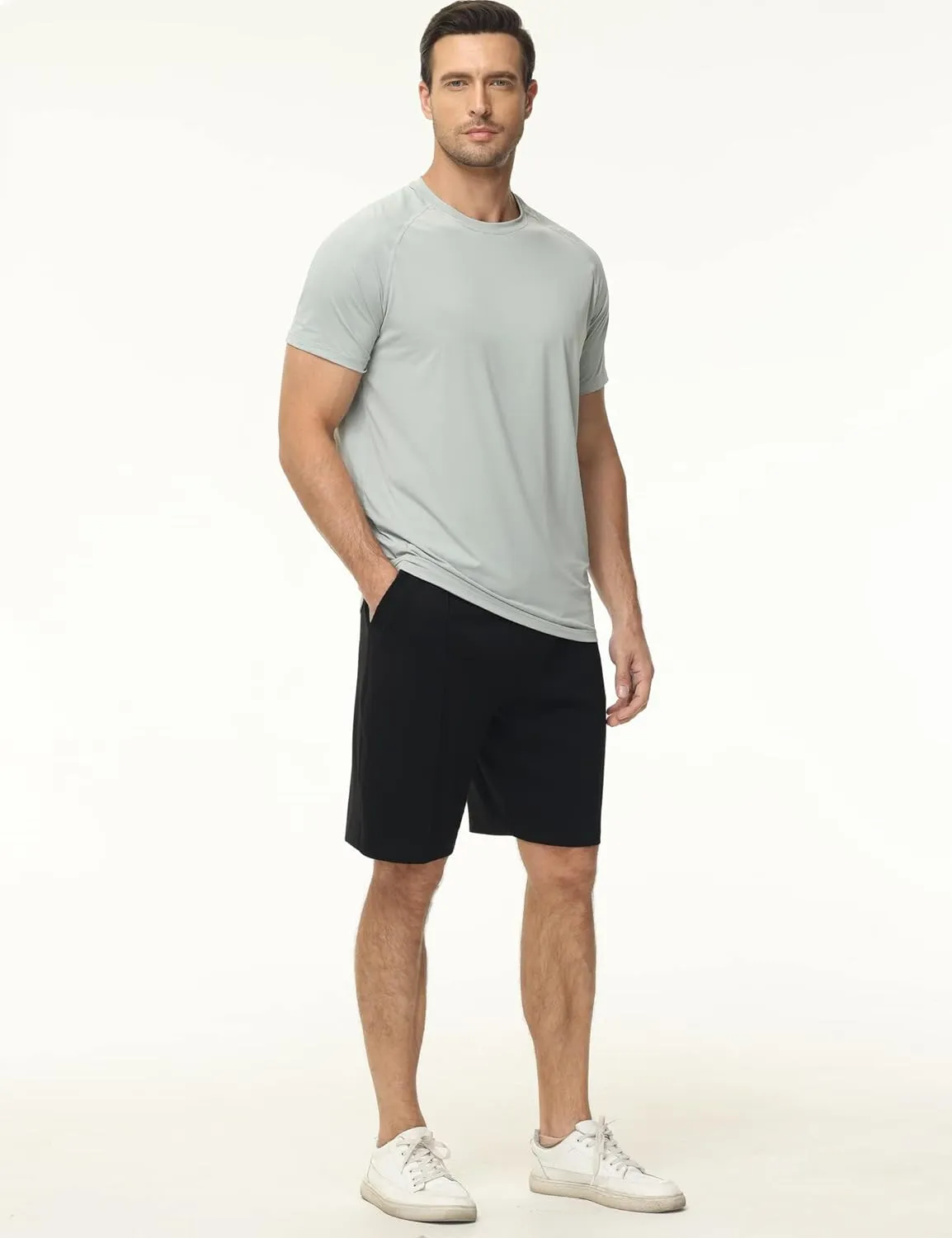 THE GYM PEOPLE Men's Workout Shorts Drawstring Athletic Loose Fit Lounge Sweat Shorts with Pockets