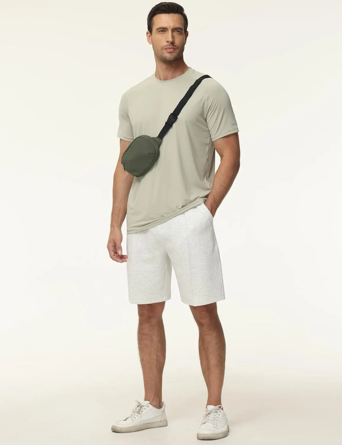 THE GYM PEOPLE Men's Workout Shorts Drawstring Athletic Loose Fit Lounge Sweat Shorts with Pockets