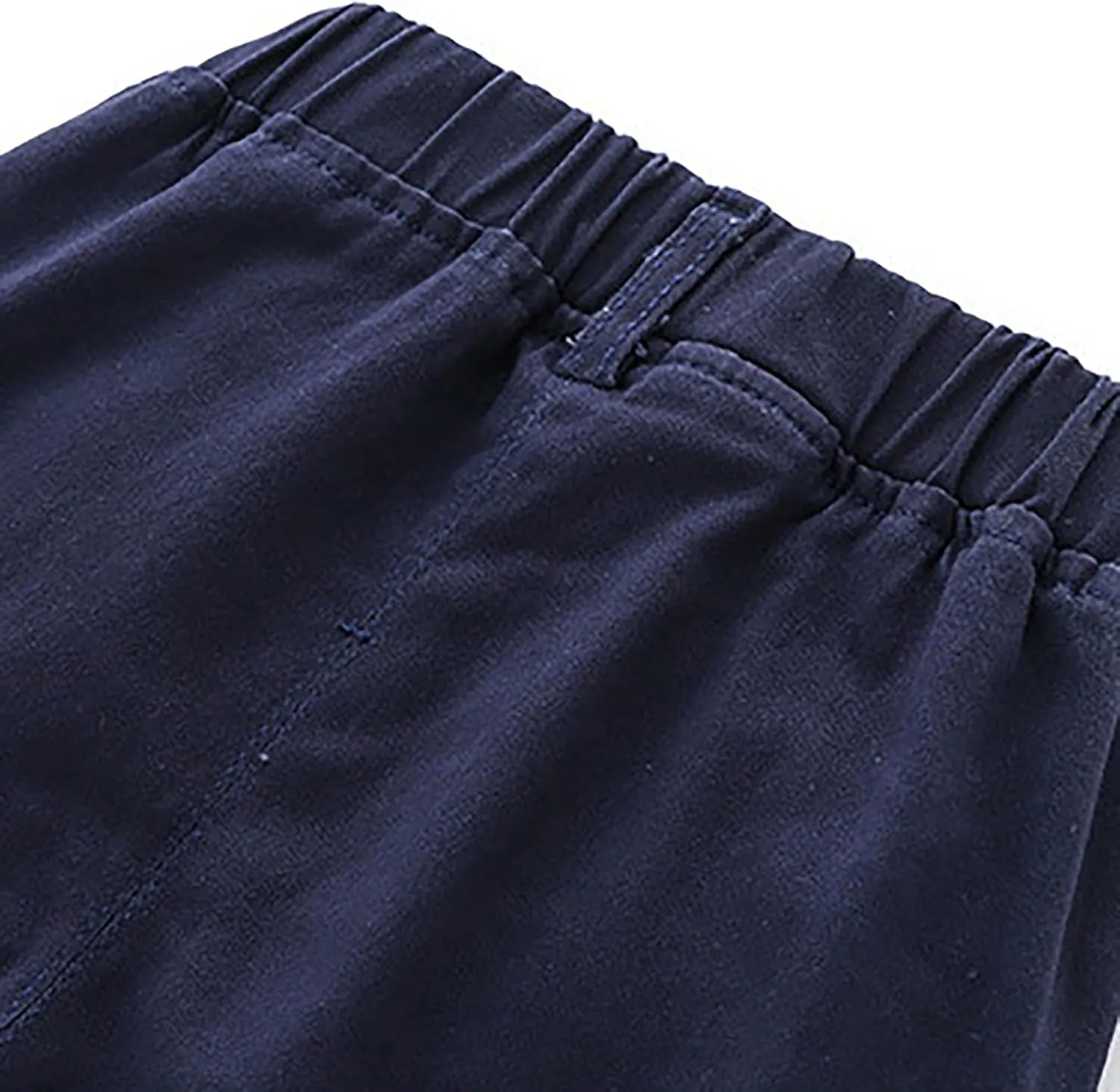 Toddler Boys Cargo Joggers Elastic Waist Aesthetic Trousers Kids Casual Baggy Pants Multiple Pockets Comfy Streetwear