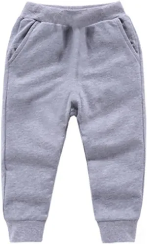 Toddler Boys Girls Sweatpants Baby Active Jogger Pants High Elastic Waist Pull On Trousers Sport Pants for Girls