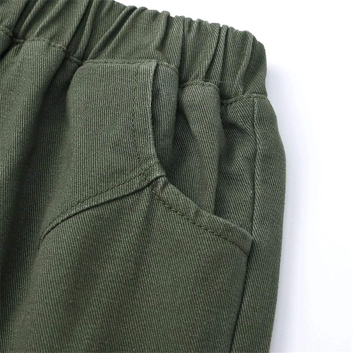 Toddler Boys Shorts French Terry Girls Cotton Shorts with Drawstring Casual Elastic Waist Pants Summer Clothes