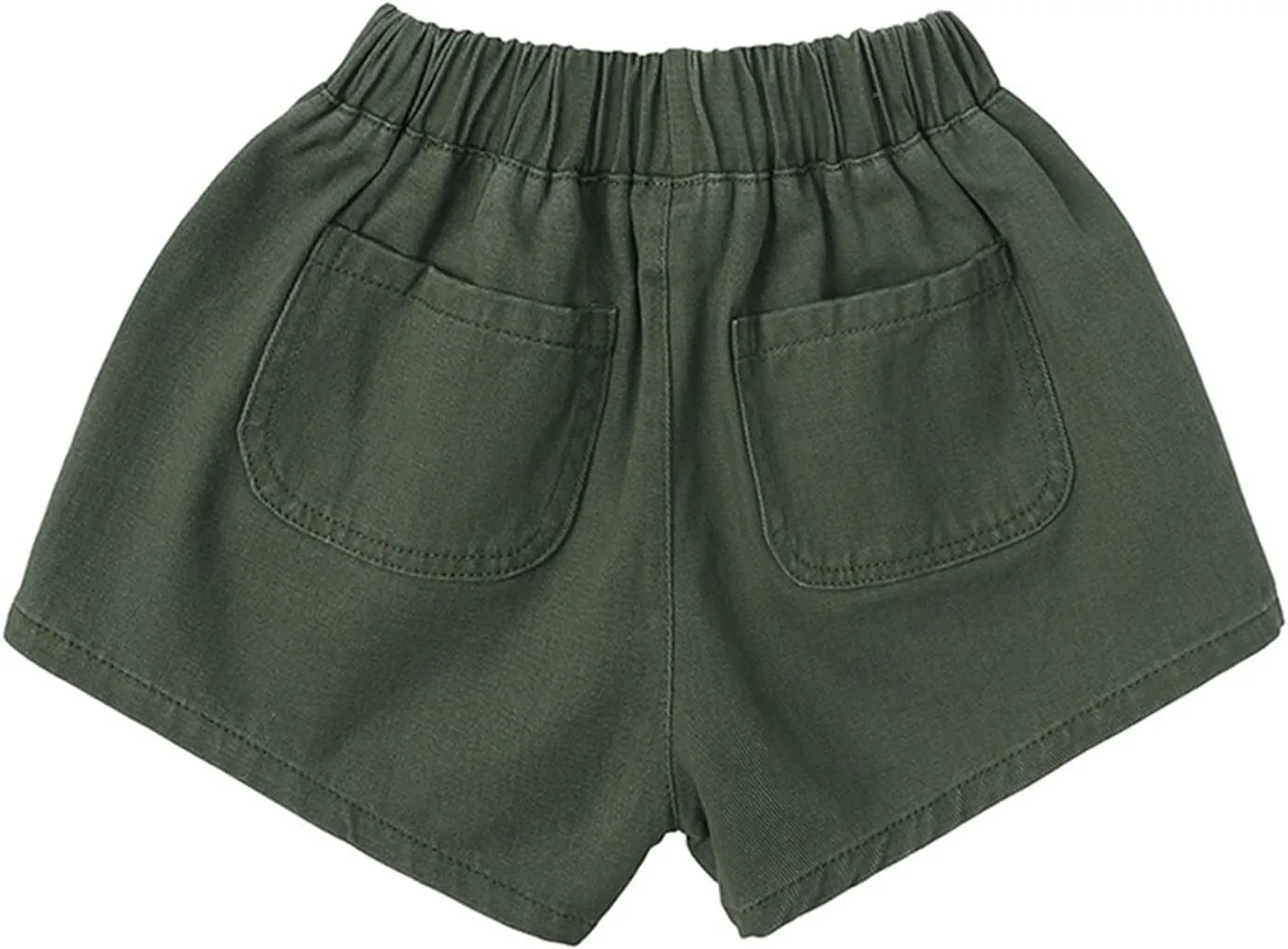 Toddler Boys Shorts French Terry Girls Cotton Shorts with Drawstring Casual Elastic Waist Pants Summer Clothes