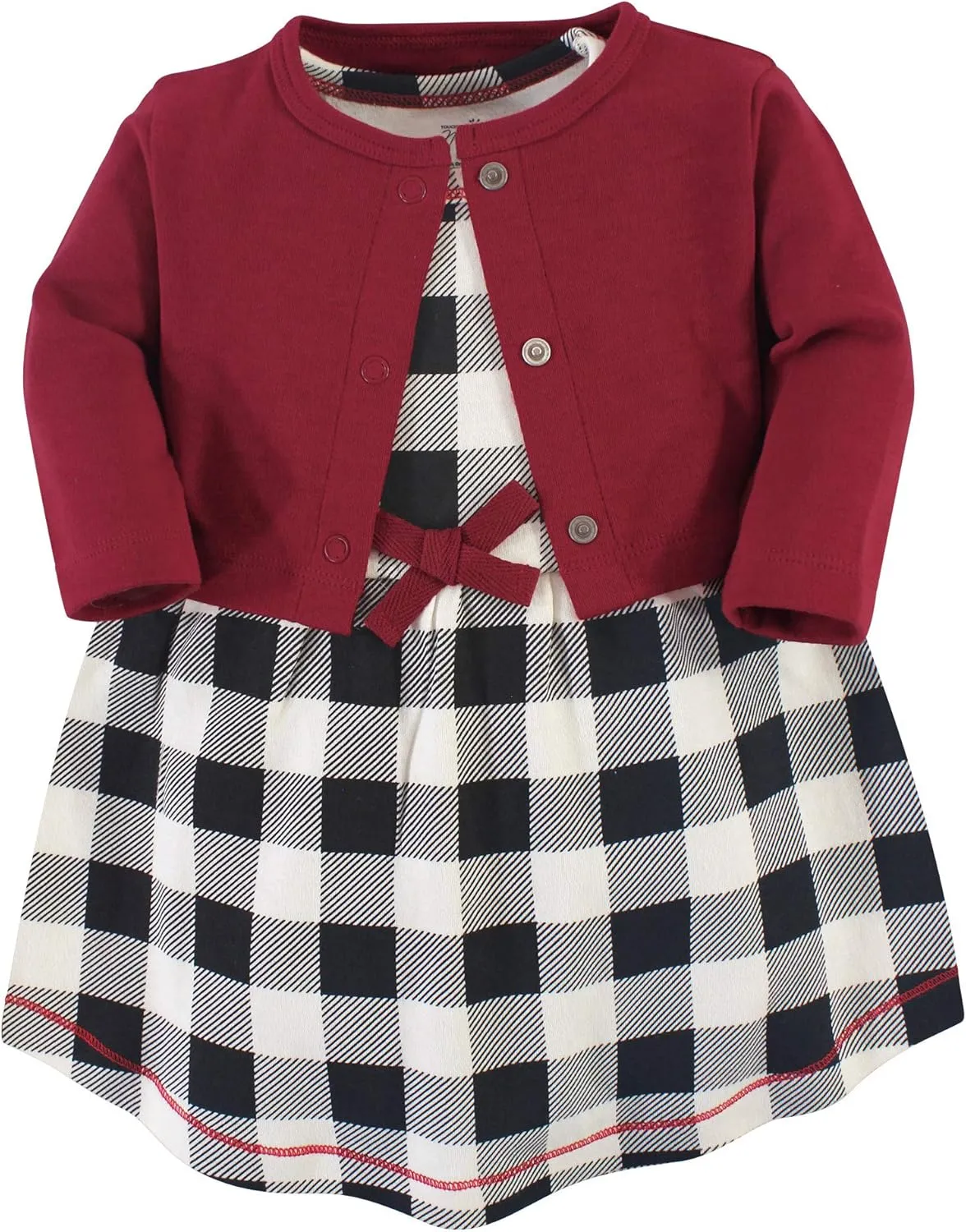 Touched by Nature Baby Girl Organic Cotton Dress and Cardigan