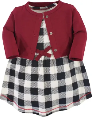 Touched by Nature Baby Girl Organic Cotton Dress and Cardigan