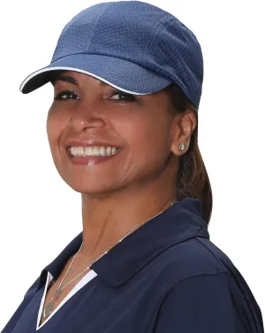 TrailHeads Women's Race Day Performance Running Cap, Lightweight & Quick Drying Mesh Sports Hat with Reflective Trim