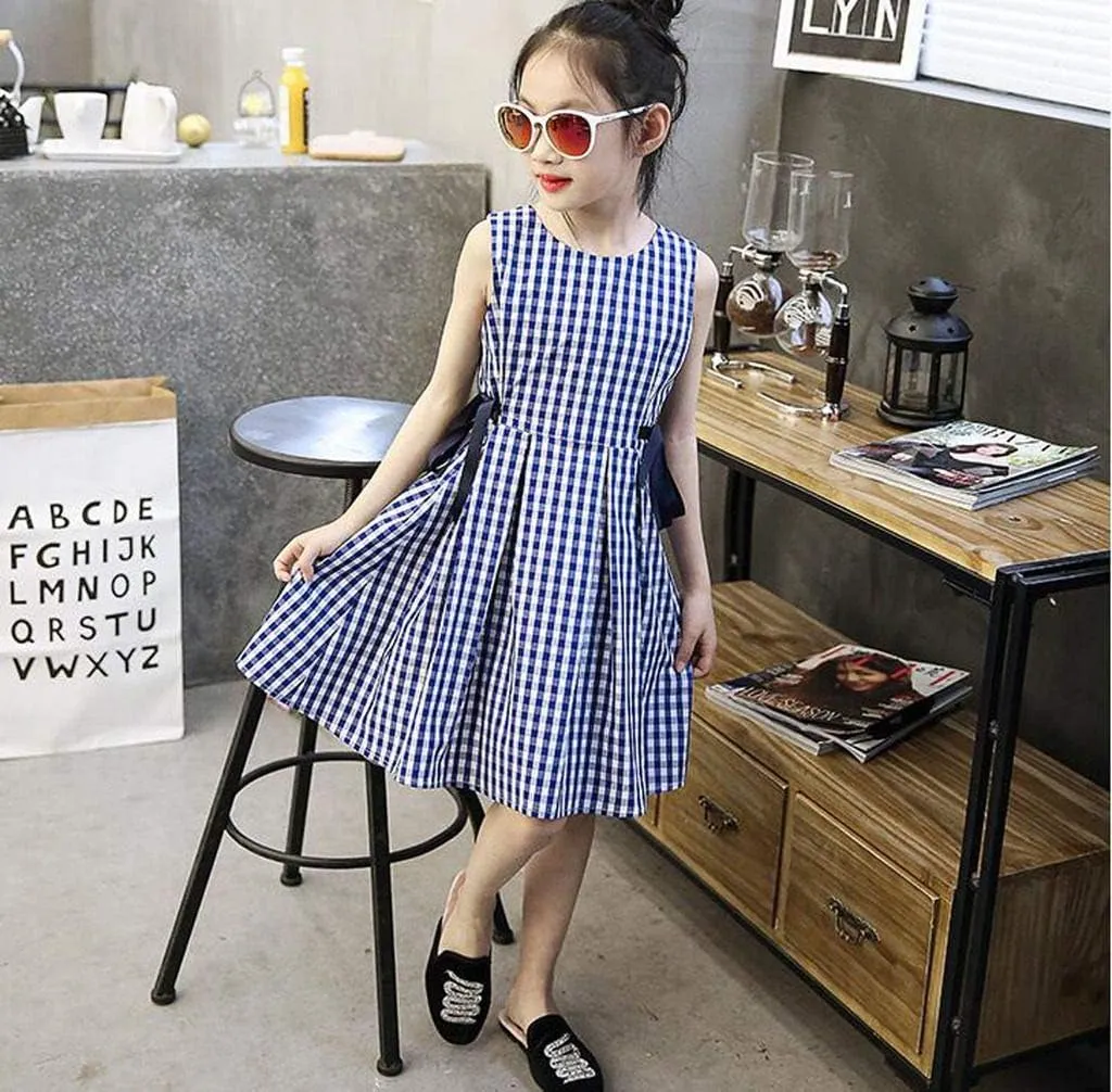 Vintage Floral Party Girl's Dress