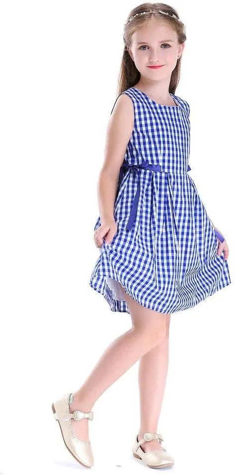 Vintage Floral Party Girl's Dress