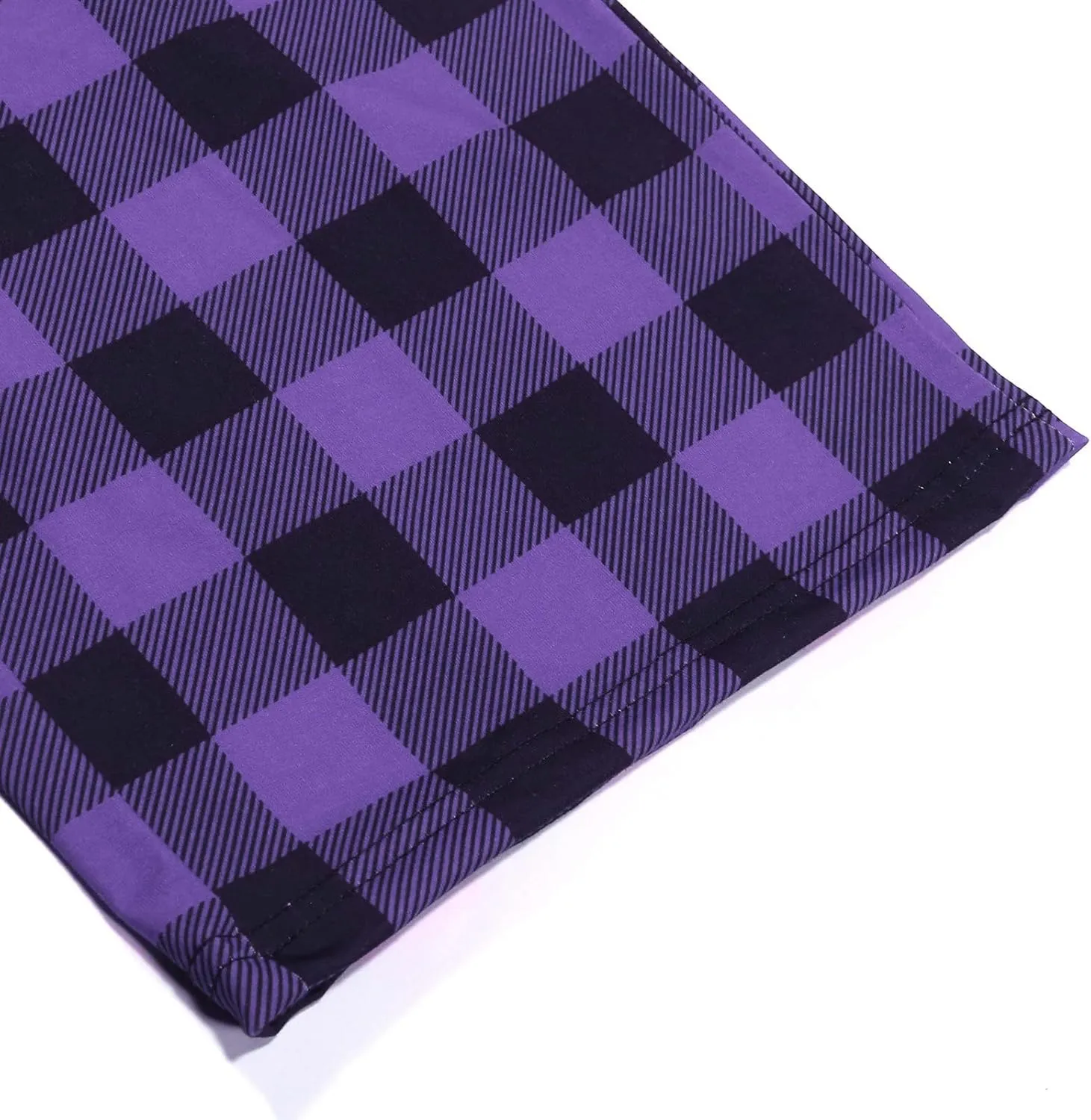 Women Buffalo Plaid Pajama Pants Funny Holiday Elastic Waist Casual Comfy Sleepwear Wide Leg Bottoms