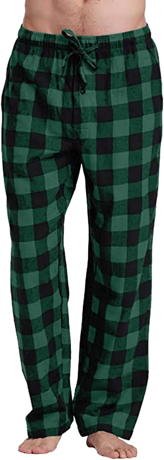 Women Buffalo Plaid Pajama Pants Funny Holiday Elastic Waist Relaxed Fit Soft Sleep Lounge Pjs Bottoms