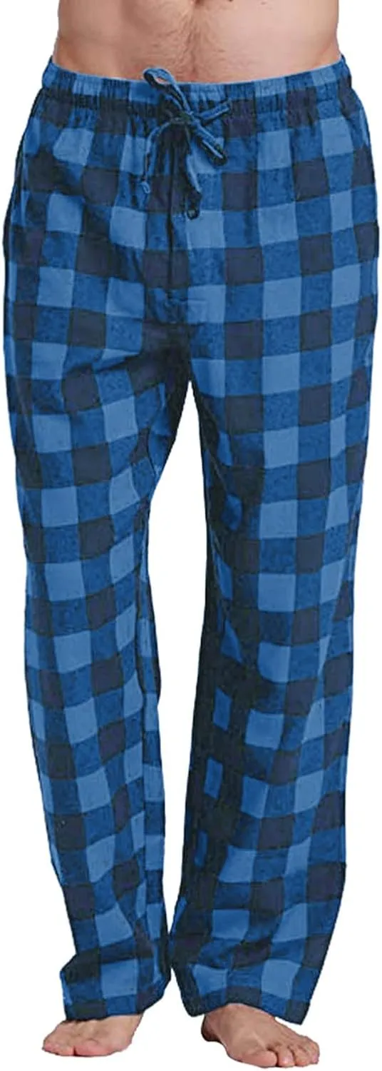 Women Buffalo Plaid Pajama Pants Funny Holiday Elastic Waist Relaxed Fit Soft Sleep Lounge Pjs Bottoms