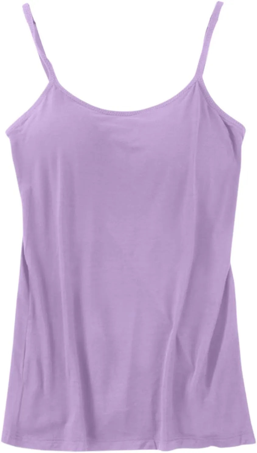 Women's Cotton Camisole Shelf Bra Spaghetti Straps Tank Top Adjustable Spaghetti Strap Cami Tank Summer Undershirts