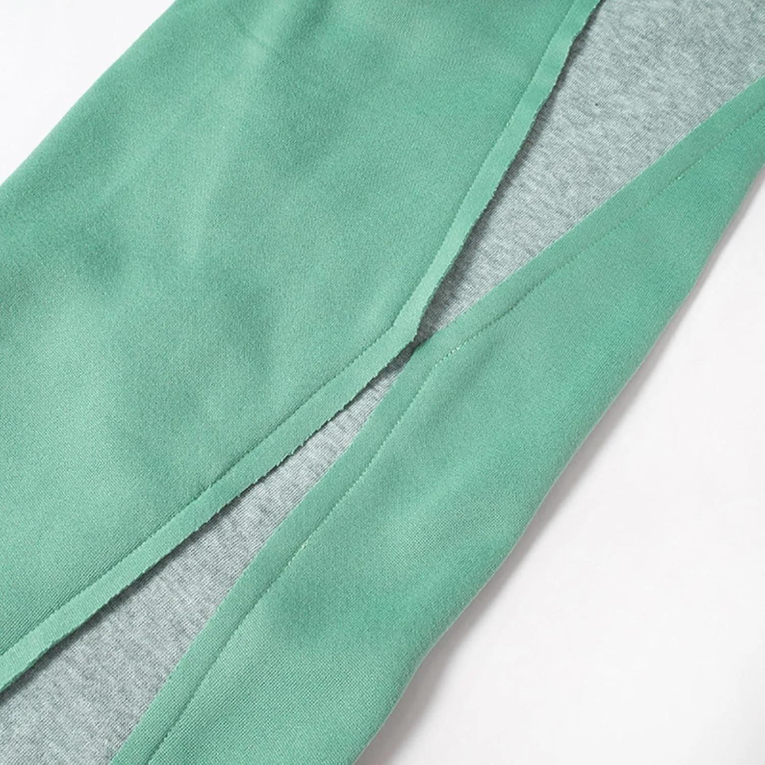 Womens Fashion Color Block Jogger Pants Loose Training Sports Trousers Elastic Waist Wide Leg Sweatpants Casual Pants