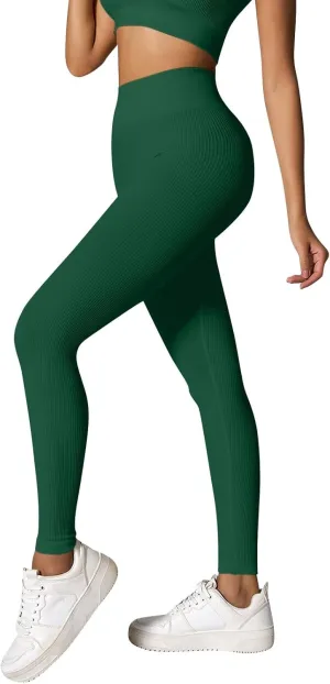 Womens High Waist Yoga Pants Butt Lifting Cozy Plus Size Exercise Stretch Yoga Leggings