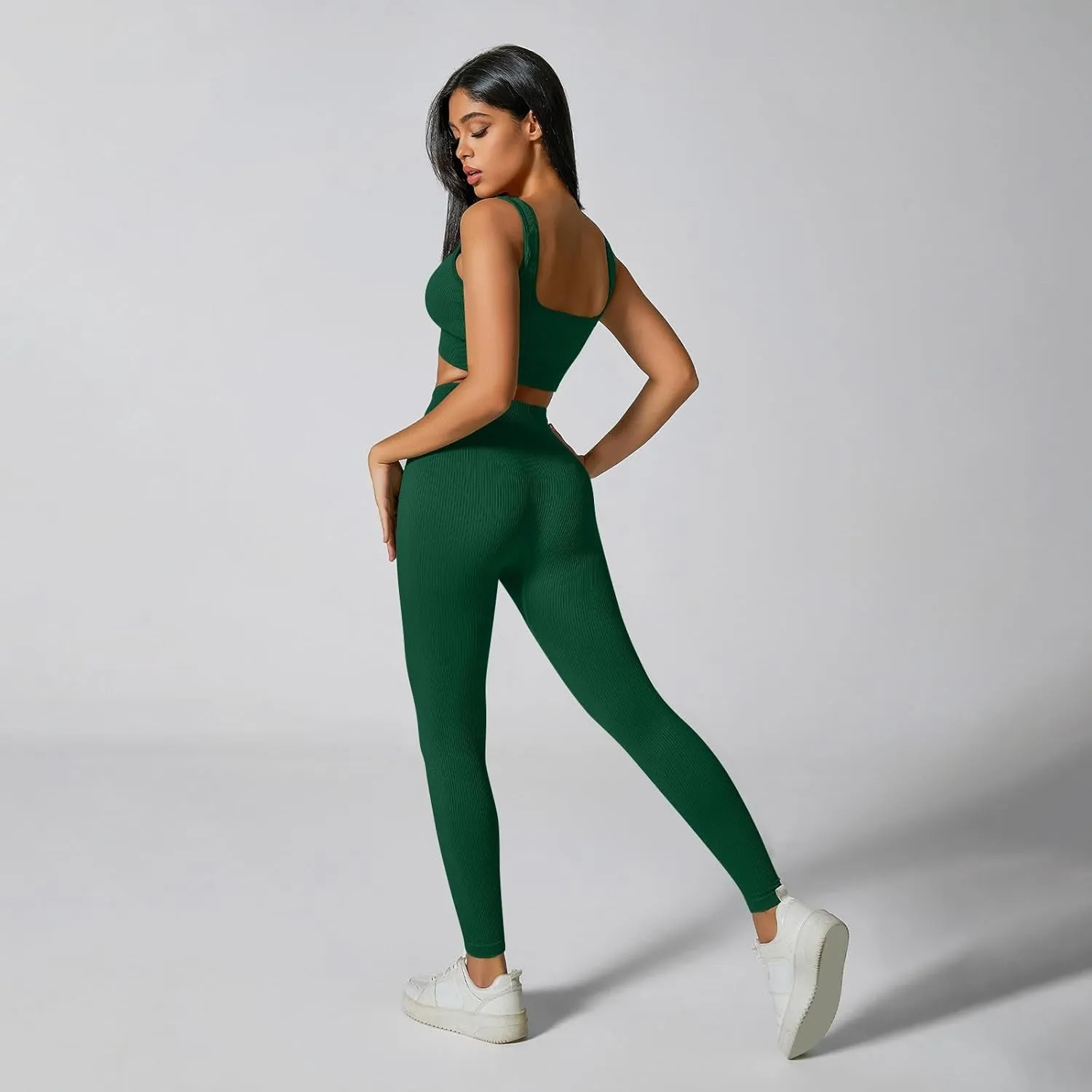 Womens High Waist Yoga Pants Butt Lifting Cozy Plus Size Exercise Stretch Yoga Leggings