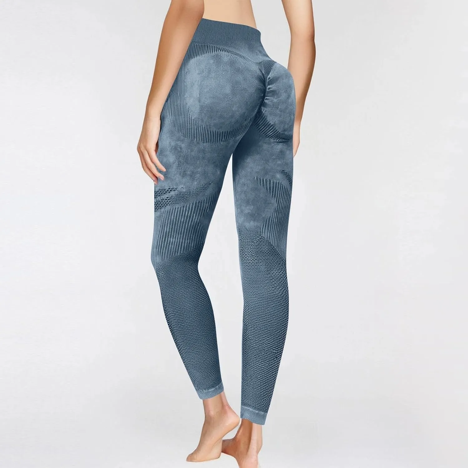 Womens Highwaisted Yoga Pants Buttlifting Soft Cozy Running Stretch Yoga Leggings