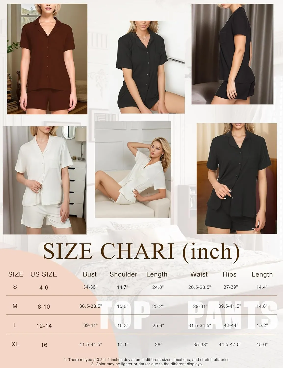 Womens Pajama Set summer matching Short Sleeve Button Down Ribbed Knit 2 Piece Sleep Sets Loungewear Soft Sets