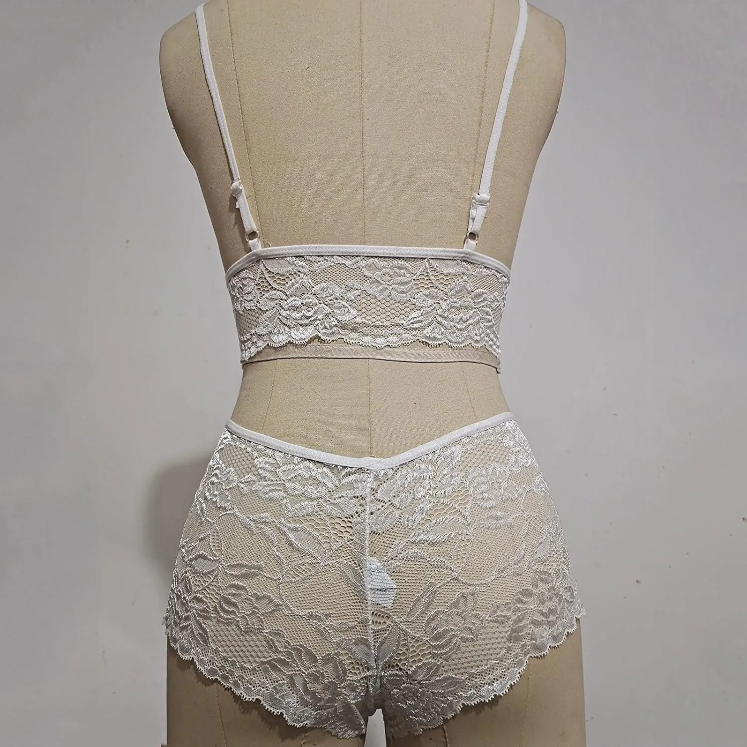 Womens Sexy Lingerie Lace Babydoll Chemise Sleepwear Transparent Garter Tights Teddy Bodysuit Nightwear