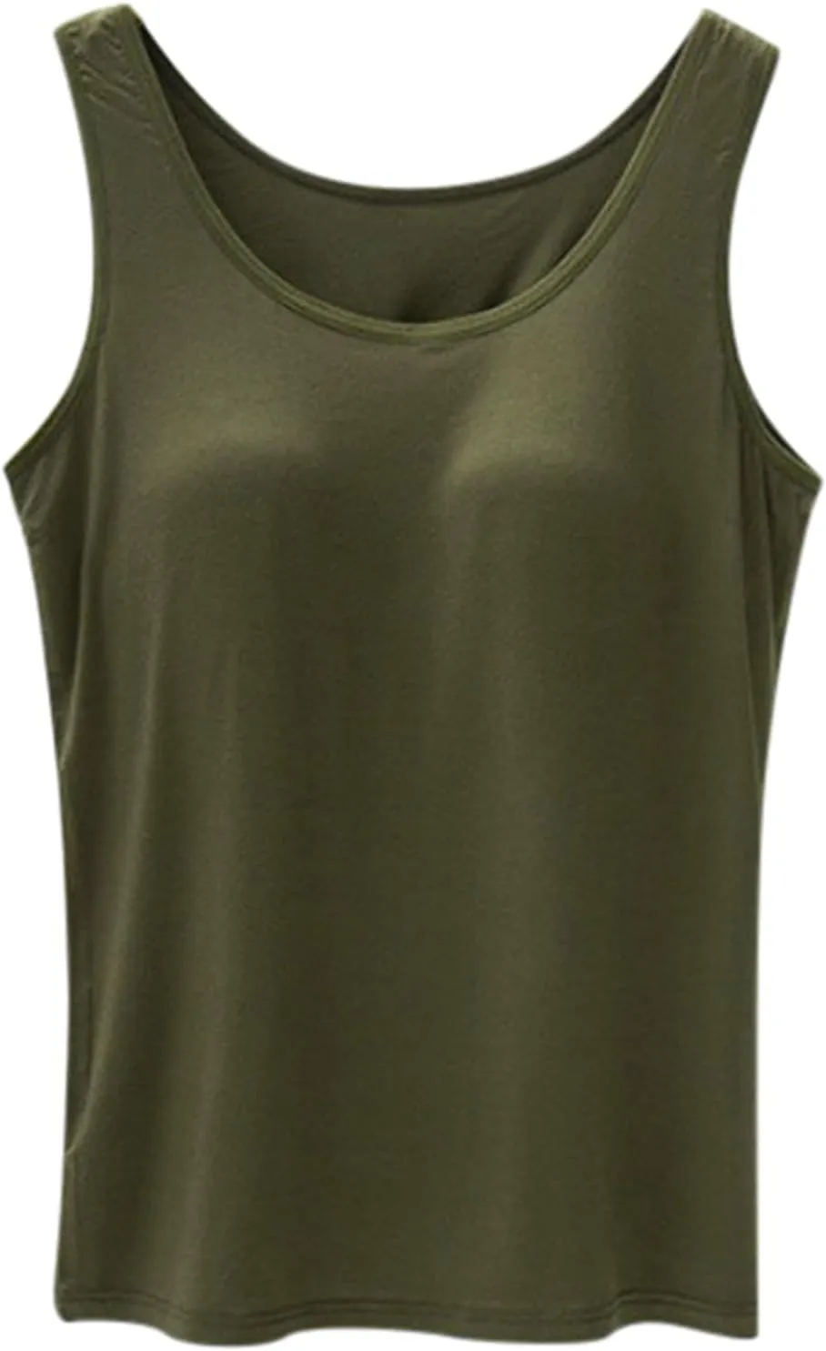 Womens Tank Tops Athletic Built in Bra Strappy Stretch Sports Bra Longline Outerwear Yoga Fitness Workout Crop Tops